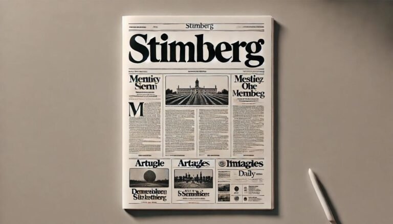 Stimberg Zeitung - so wichtig ist sie für die Region