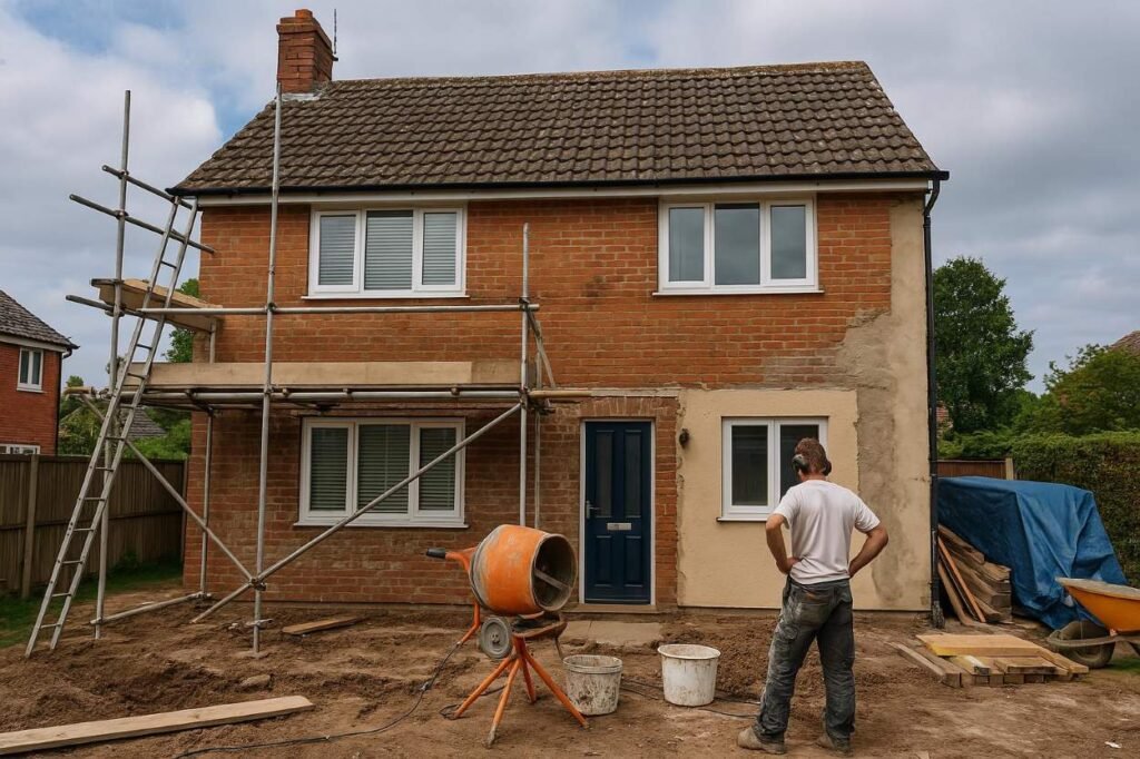 Renovierung eines Einfamilienhauses in Stimbergstadt