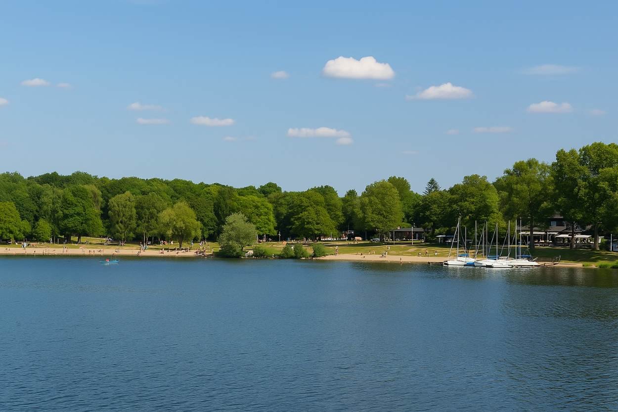 Was kann man am Unterbacher See erleben?